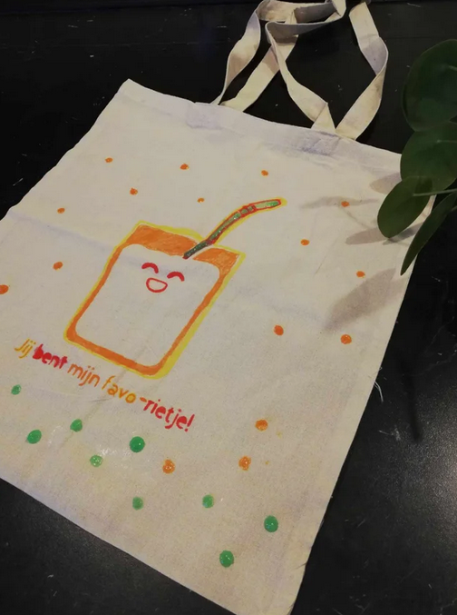 Creapakket totebag versieren